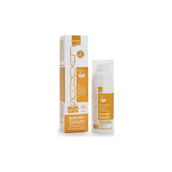 Intermed Luxurious Sun Care Sunscreen Serum SPF30 Αντηλ feelhealthy.gr
