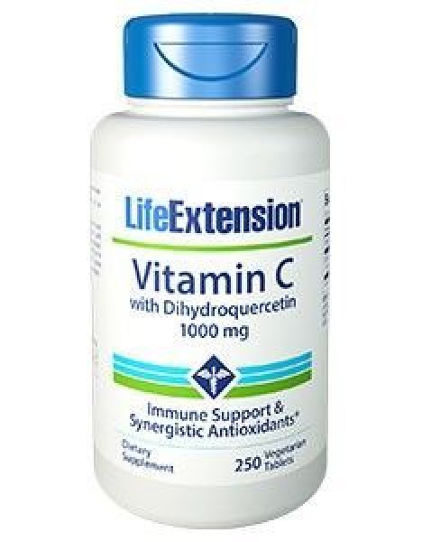 Life Extension Vitamin C με διυδροκουερσετίνη 1000mg Ενίσχυση του ανοσοποιητικού & αντιοξειδωτική προστασία 250 ταμπλέτες