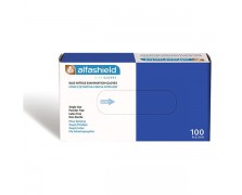 Karabinis Medical Alfashield Alfa Gloves Εξεταστικά Γάντια Νιτριλίου Χωρίς Πούδρα Μπλε 100τμχ
