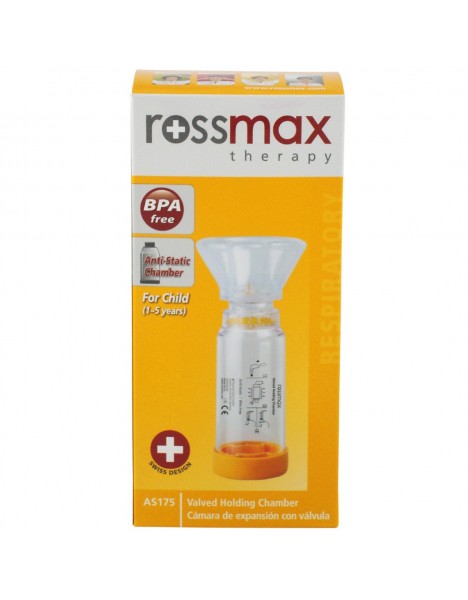 Rossmax Valved Holding Chamber Θάλαμος εισπνοής για Παιδιά (1-5 years)