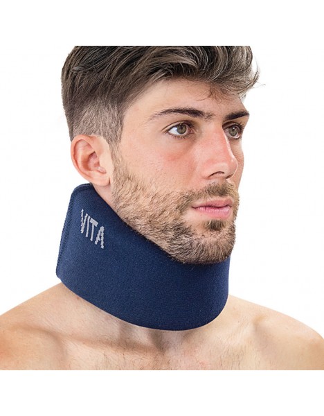 Vita Orthopaedics Μαλακό Αυχενικό Κολάρο με Επένδυση Μπλε 01-2-032