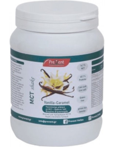 Prevent MCT Shake Vanilla-Caramel Ρόφημα για Αδυνάτισμα με Γεύση Βανίλια & Καραμέλα 440g