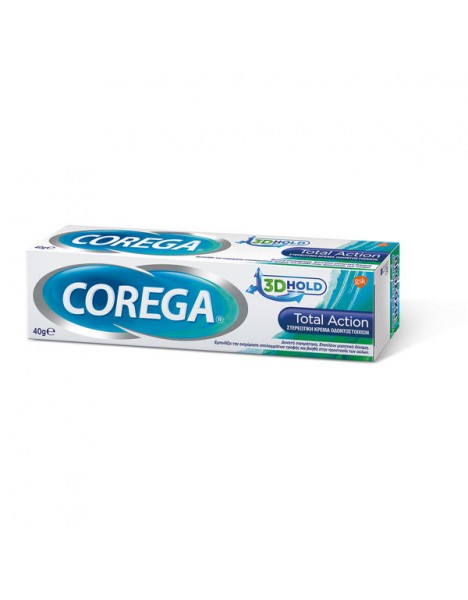 Corega Total Action 3D Hold - Στερεωτική Κρέμα Οδοντοστοιχίών 40g