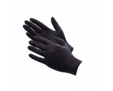 KARABINIS ALPHASHIELD GLOVES EXTRA STRONG Γάντια Μιας Χρήσης Νιτριλίου Μαύρο 100τμχ