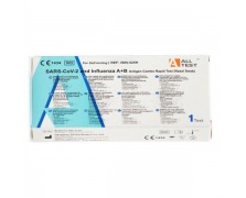 All Test SARS-Cov-2 & Influenza A+B Διαγνωστικό Τεστ Ταχείας Ανίχνευσης Αντιγόνων με Ρινικό Δείγμα 1τμχ