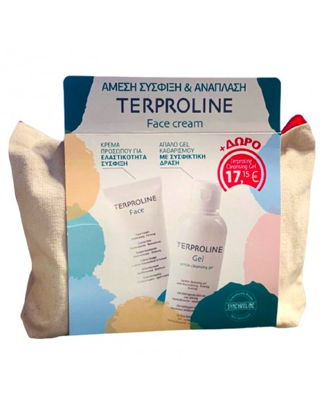 Synchroline Terproline Face Cream 50ml & Terproline Cleansing Gel 200ml