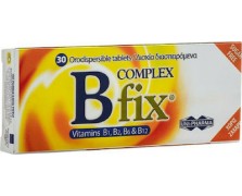 Uni-Pharma B Complex Fix Βιταμίνη για Ενέργεια, τα Μαλλιά & τo Δέρμα 30 ταμπλέτες