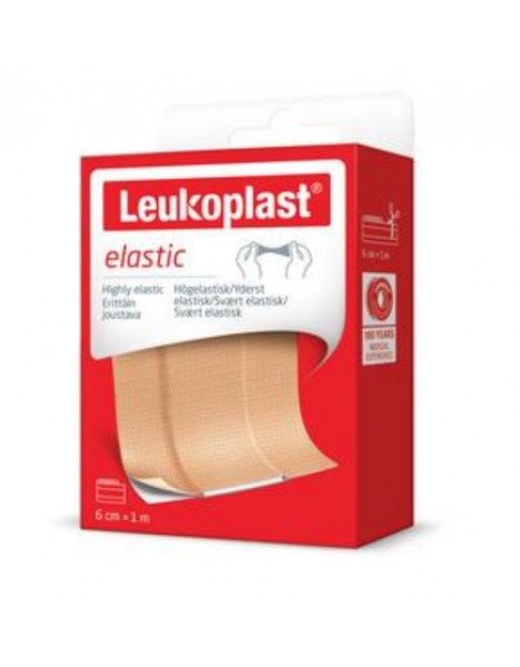  Leukoplast Elastic επιθέματα 6cm x 1m 
