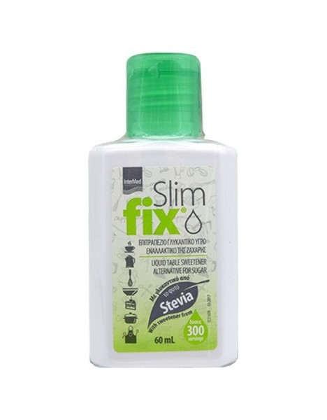 Intermed Slim Fix Υγρό Γλυκαντικό με Στέβια, 60 ml