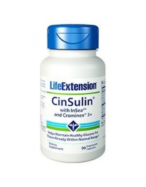 Life Extension Cinsulin Insea2 Crominex 3 90 φυτικές κάψουλες