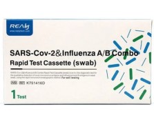 Realy SARS-Cov2 & Influenza A/B Combo Rapid Test Cassete 1τμχ Διαγνωστικό Τεστ Ταχείας Ανίχνευσης Αντιγόνων Covid-19 & Γρίπης με Ρινικό Δείγμα