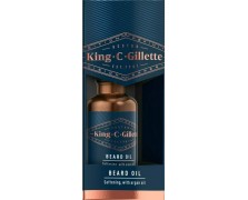 GILLETTE KING C Beard Oil Λάδι Περιποίησης για Γένια 30ml
