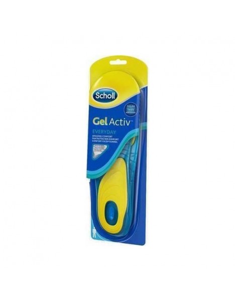 Scholl Gelactiv Everyday Ανδρικοί Ανατομικοί Πάτοι για Όλη την Ημέρα (Νο 40-46.5) 1 ζευγάρι