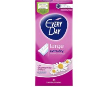 Every Day Extra Dry Large με Εκχύλισμα Χαμομηλιού Σερβιετάκια 30τμχ