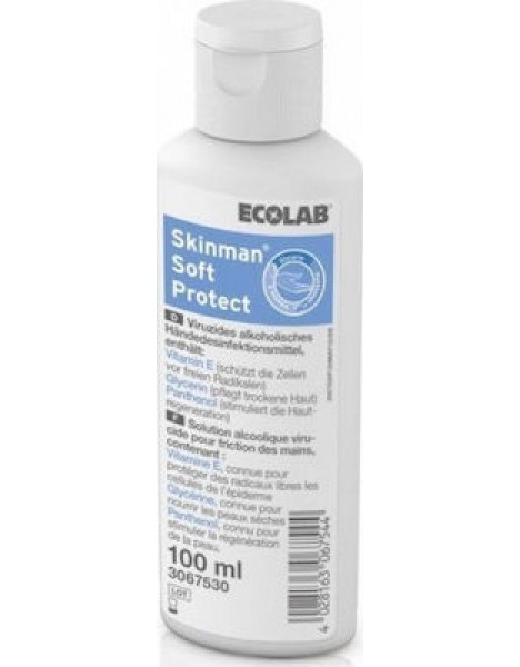 Ecolab Skinman Soft Protect Ιοκτόνο Υγρό Απολυμαντικό Χεριών 100ml