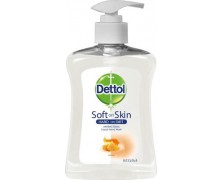Dettol Honey Soft On Skin Hard On Dirt Liquid Hand Wash 250ml Pump