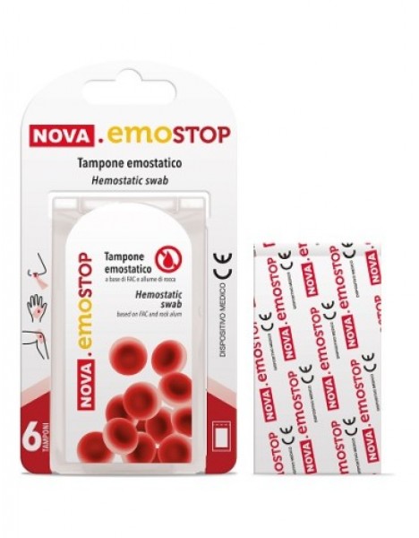 Nova Emostop Αιμοστατικό επίθεμα 6 τεμαχίων