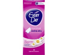 Every Day Extra Dry Normal με Εκχύλισμα Χαμομηλιού Σερβιετάκια 20τμχ