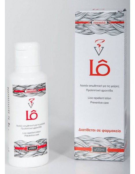 Lo Απωθητική Λοσιόν για τις Ψείρες, Lice Repellent Lotion, Προληπτική Φροντίδα με ʼρωμα Εσπεριδοειδών 120ml