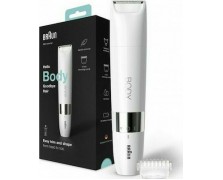Braun Trimmer Μηχανή Επαναφορτιζόμενη BS1000 Λευκό για Άνδρες και Γυναίκες