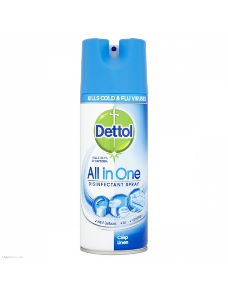 DETTOL ΑΠΟΛΥΜΑΝΤΙΚΟ ΣΠΡΕΙ CRISP LINEN 400ml ΑΝΤΙΒΑΚΤΗΡΙΔΙΑΚΟ