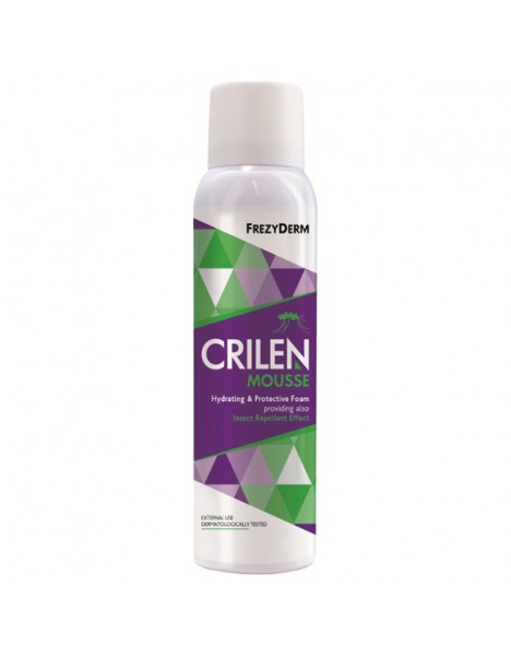 Frezyderm Crilen Protective Mousse, Ενυδατικός Εντομοαπωθητικός Αφρός, 150ml 