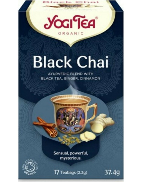Yogi Tea Black Chai (17τμχ) - Μαύρο Τσάι, Κανέλα & Τζίντζερ