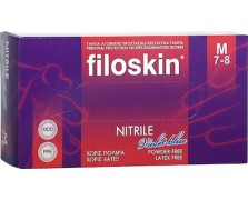 Filoskin Violet Blue Γάντια Νιτριλίου Χωρίς Πούδρα σε Μπλε Χρώμα 100τμχ