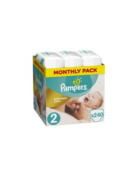 Pampers Premium Care No 2 (4-8kg) 240τμχ 
