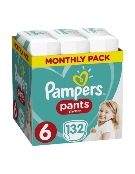 Pampers Pants Νο 6 (15+kg) 132τμχ
