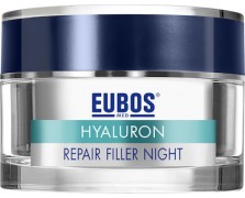Eubos Hyaluron Repair Filler Κρέμα Προσώπου Νυκτός για Ενυδάτωση, Αντιγήρανση & Σύσφιξη με Υαλουρονικό Οξύ 50ml
