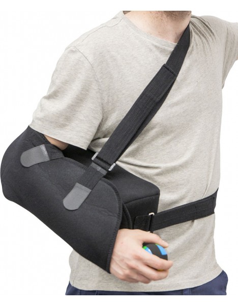 Vita Orthopaedics 03-2-013 Ρυθμιζόμενος Νάρθηκας Απαγωγικής Ακινητοποίησης Ώμου Αμφιδέξιος σε Μαύρο Χρώμα