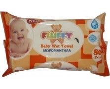 FLUFFY ΜΩΡΟΜΑΝΤΗΛΑ 80τμχ.ME ΑΠΑΛΟ ΑΡΩΜΑ