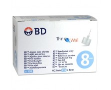 BD Thin Wall Βελόνες ινσουλίνης Για Πένες 31G x 8mm 100τμχ