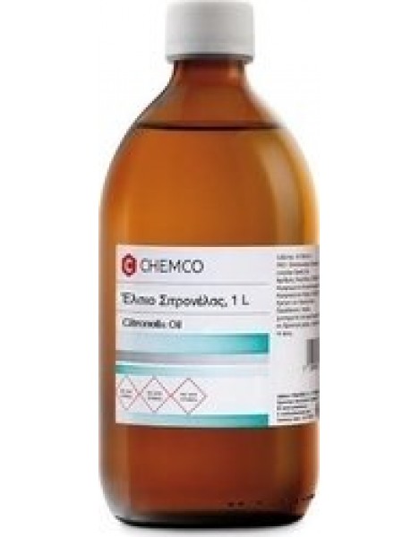 CHEMCO Citronella Oil Έλαιο Σιτρονέλας 1000ml