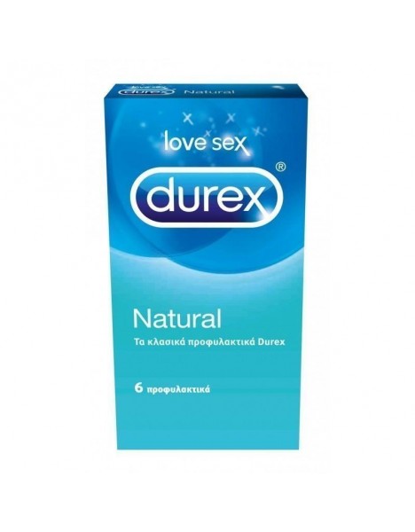 Προφυλακτικά Durex natural 6's