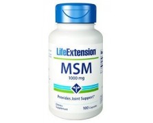 Life Extension MSM 1000mg Συμπλήρωμα Διατροφής, Υποστήριξη στις Αρθρώσεις & Καταπολέμηση των Φλεγμονών 100caps