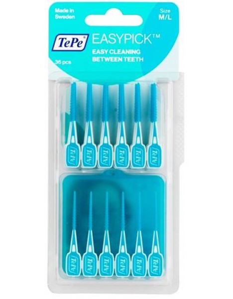 TePe Easypick Ελαστικές Οδοντογλυφίδες Μέγεθος M/L 36 τεμάχια