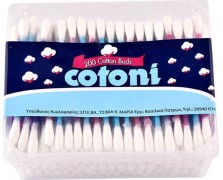 Cotoni  Μπατονέτεςμε Χάρτινο Στέλεχος 200τμχ