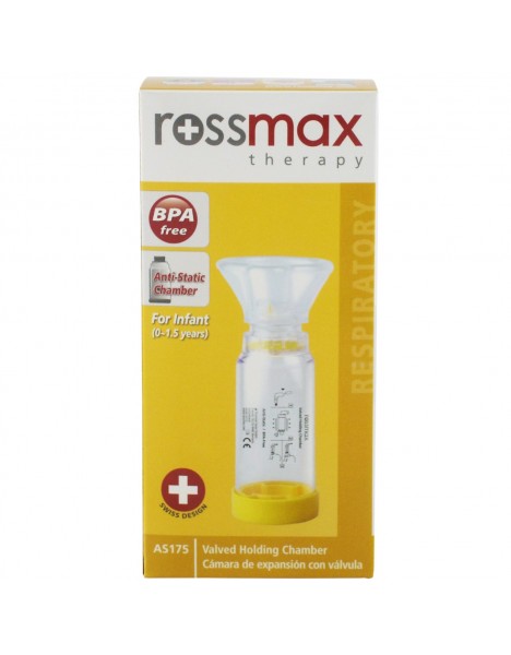 RossmaxValved Holding Chamber Θάλαμος εισπνοής για Βρέφη (0-1,5 years)