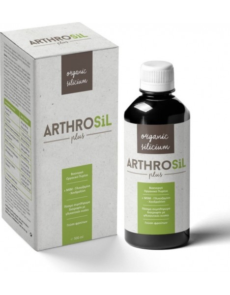 PowerPharm Arthrosil Plus Συμπλήρωμα Διατροφής με Βιοενεργό Πυρίτιο σε Υγρή Πόσιμη Μορφή 500ml