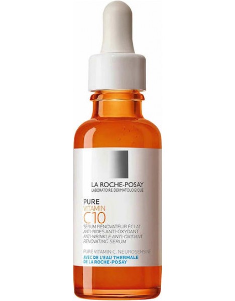 La Roche Posay Pure Vitamin C10 Αντιγηραντικό Serum Προσώπου με Βιταμίνη C & Σαλικυλικό Οξύ για Αποτοξίνωση & Λάμψη 30ml
