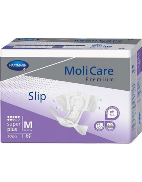 Hartmann MoliCare Premium Slip Super Plus Πάνες αυτοκόλλητες νύχτας Medium, 30τεμ (169650) /(165432)