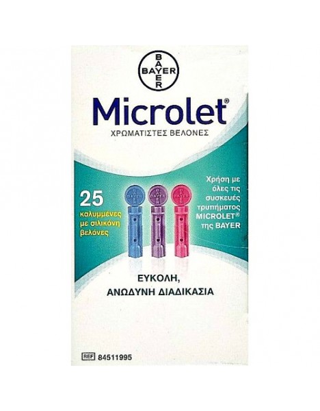 Βελόνες Σακχάρου Bayer Ascensia Microlet 25 τμχ