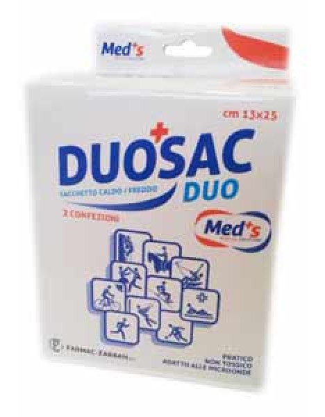 DuoSac Duo Διπλή Παγοκύστη Θερμοκομπρέσα Gel με θήκη 13X25