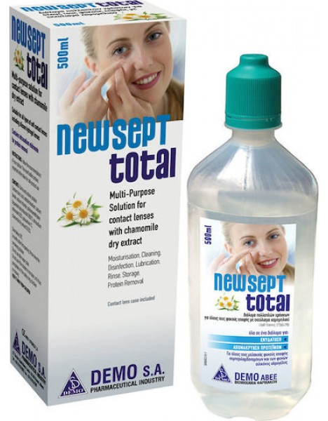  Demo New Sept Total Υγρό Φακών Επαφής 500ml