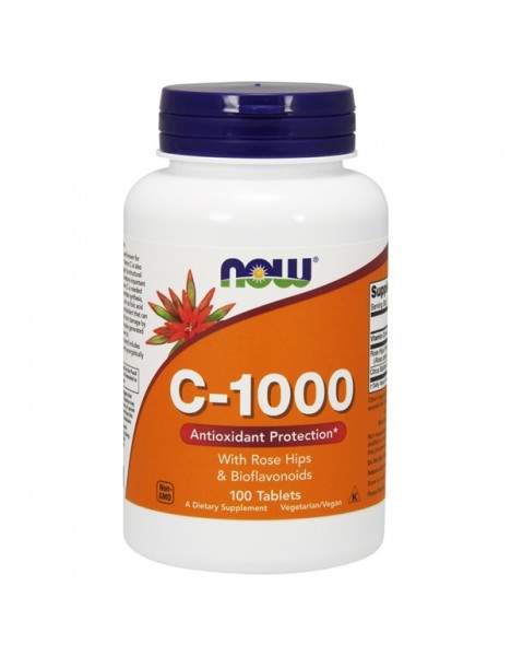 Now Foods C 1000, with Rose Hips & Bioflavonoids, Ταχείας Αποδέσμευσης, 100tabs