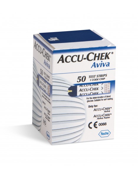 Ταινίες Μέτρησης Σακχάρου Accu-Chek Aviva 50 τμχ