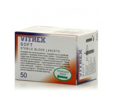 WINMEDICA Vitrex Soft Lancets Σκαρφιστήρες για την Μέτρηση Γλυκόζης του Αίματος 50τμχ