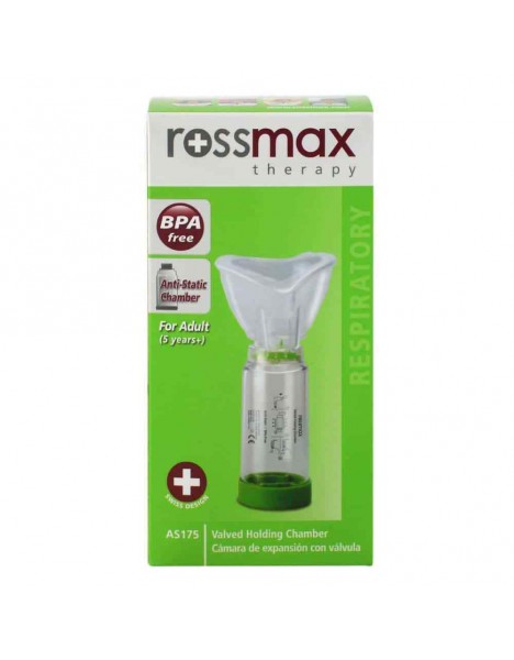 Rossmax Valved Holding Chamber Θάλαμος εισπνοής για Ενήλικες(5 years +)